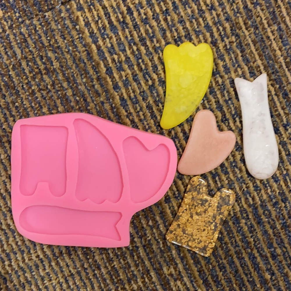 Resin molds for Gua Sha